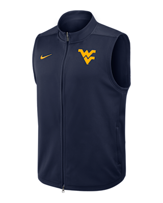 West Virginia Victory Men's Nike Therma-FIT College Full-Zip Vest